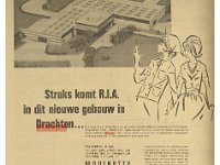 advertentie van Regenkleding Industrie Amsterdam (RIA) aan de Handwerkerszijde in De Feanster 16 aug 1963