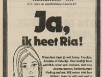advertentie van Regenkleding Industrie Amsterdam (RIA) aan de Stationsweg (2)