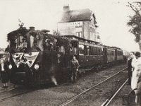 Laatste tramrit Drachten-Groningen op 8 mei 1948