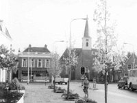 zicht op de Grote Kerk 1974