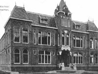 het oorspronkelijke gebouw van de ambachtsschool 1909