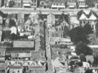 luchtfoto van Kerkstraat en omgeving